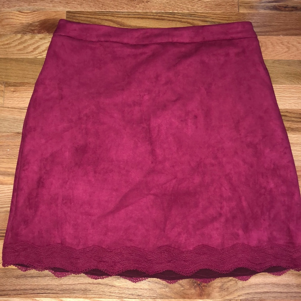 Comfortable Red Skirt